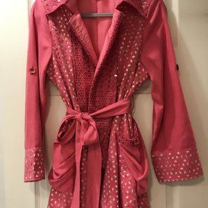 Firmiana Pink Jacket Cutouts and Sequins size M